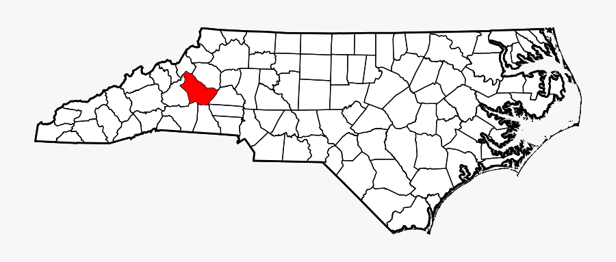 Burke County - Guilford County On Map, Transparent Clipart