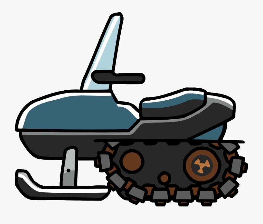 Snowmobile - Scribblenauts Vehicle, Transparent Clipart