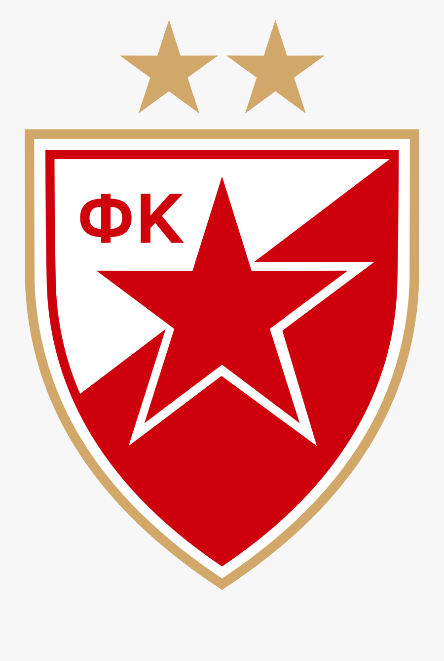 Free Red Star Picture, Download Free Clip Art, Free - Red Star Belgrade Badge, Transparent Clipart