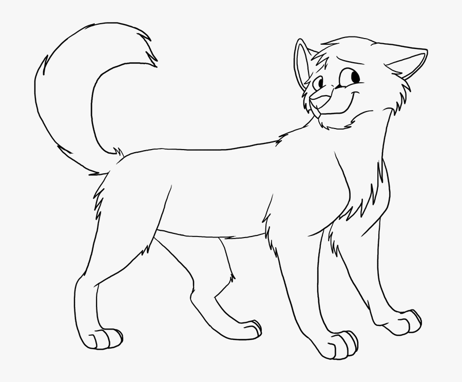 Kitty Cat Lineart Free - Free Cat Lineart Deviantart, Transparent Clipart