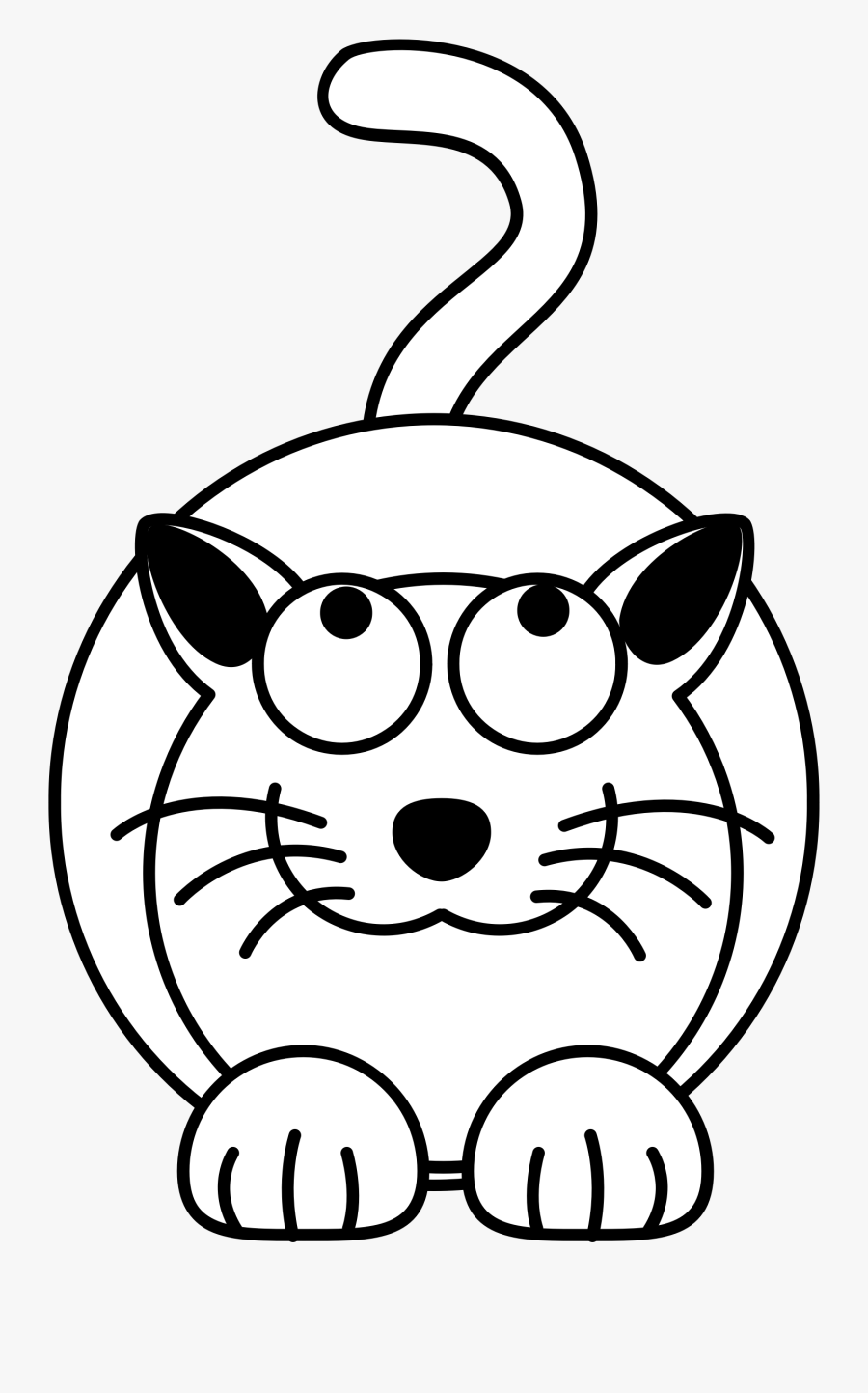 Kitty Cat 2 Clip Arts - Kids Can Draw, Transparent Clipart