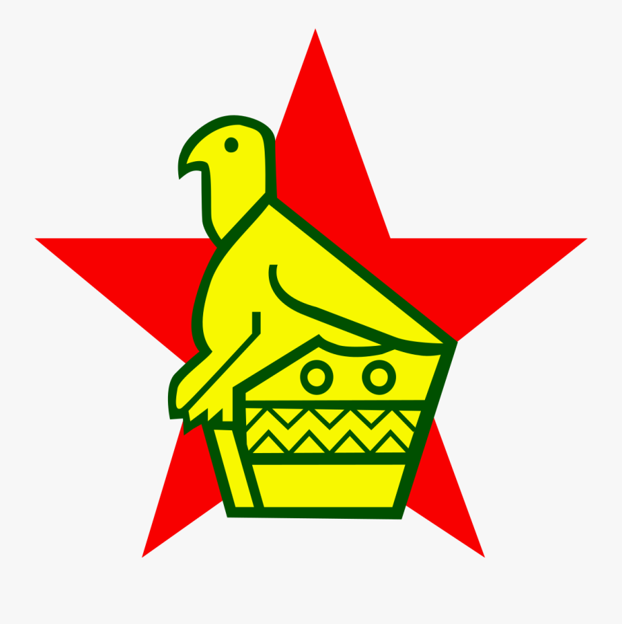 Zimbabwe Bird And Star, Transparent Clipart