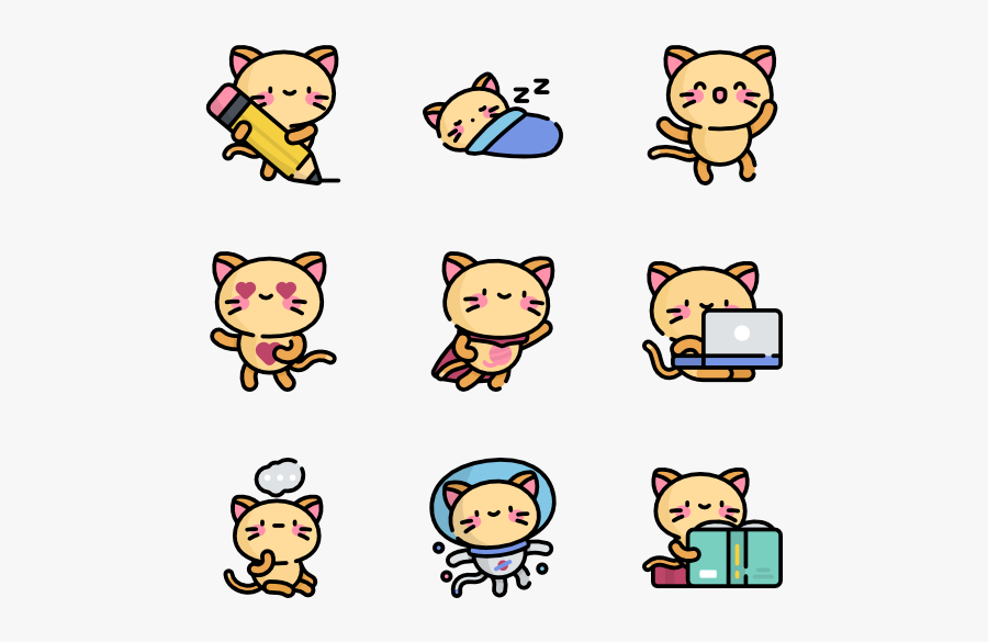 Kitty Avatars - Prize Icons, Transparent Clipart