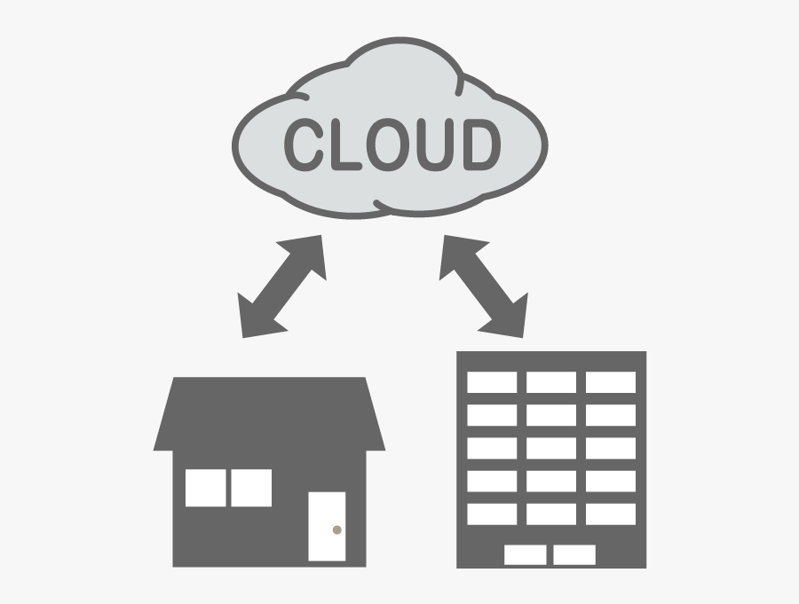 Convenient Cloud Service - Office Building Clipart 2d, Transparent Clipart