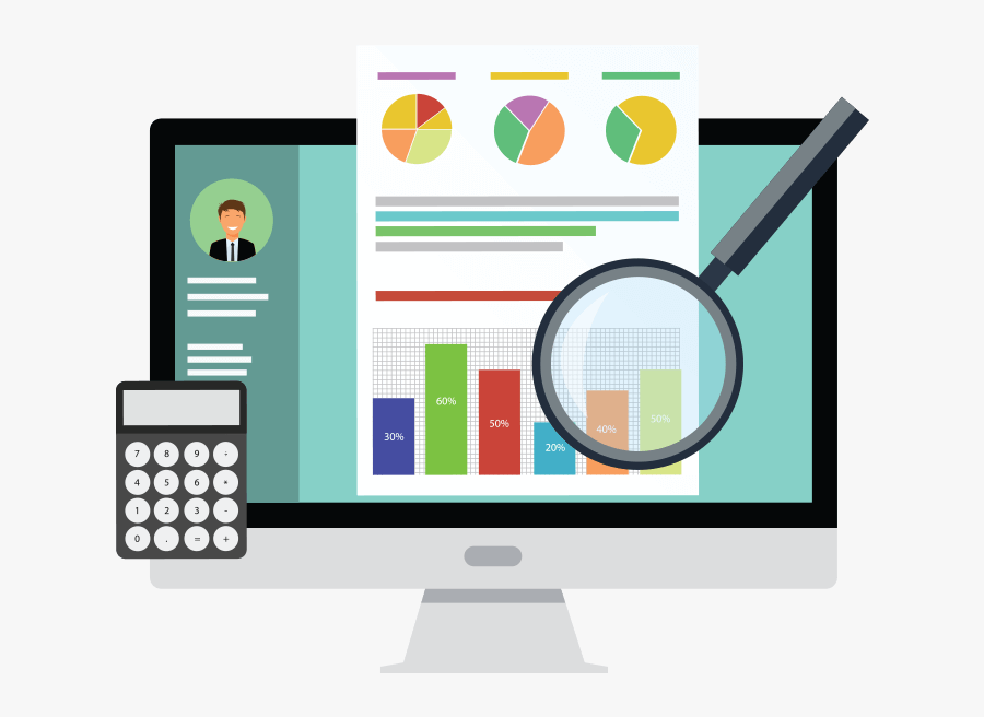 Report Clipart Computer Report - Digital Marketing Roi Measurement, Transparent Clipart