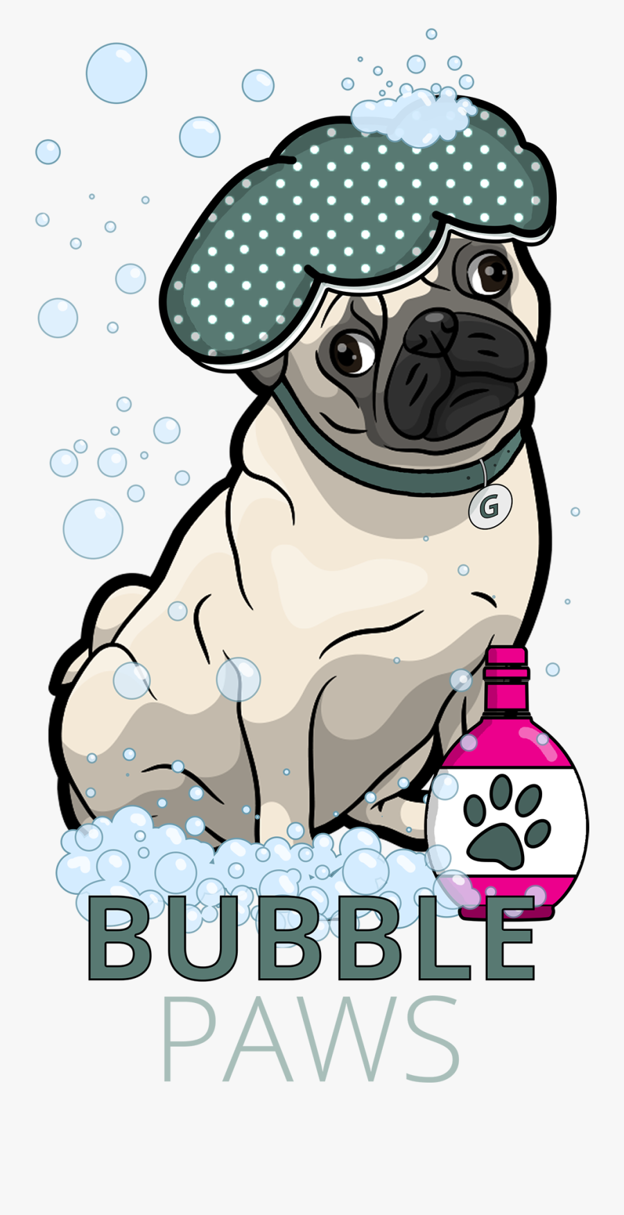 Pug Clipart Transparent Background, Transparent Clipart