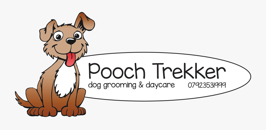 Pooch Trekker Dog Sitting Services Company Logo - Cartoon, Transparent Clipart