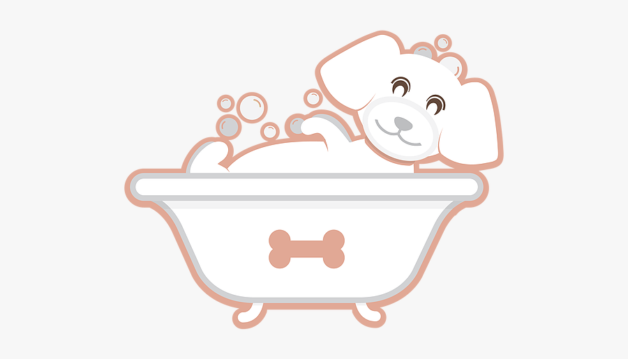 Rub My Belly Doggie Spa - Cartoon, Transparent Clipart
