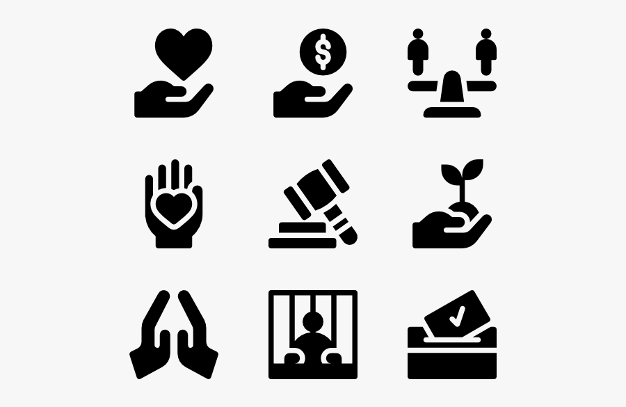 Peace & Human Rights - Facilities Icon, Transparent Clipart