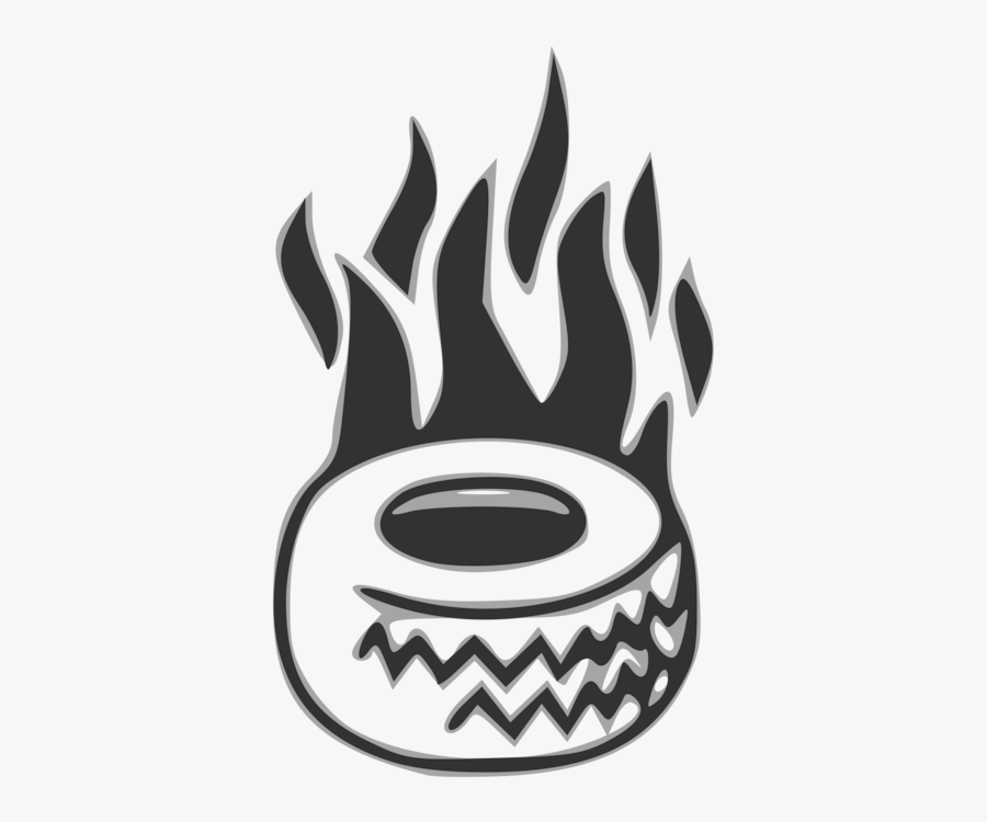 Symbol,fictional Character,black - Tires Fire Clipart Png, Transparent Clipart