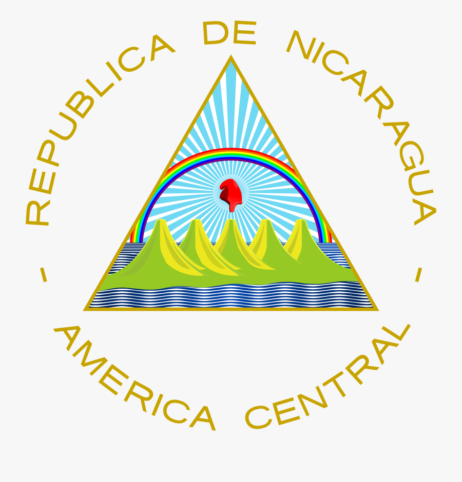 Nicaragua Coat Of Arms, Transparent Clipart