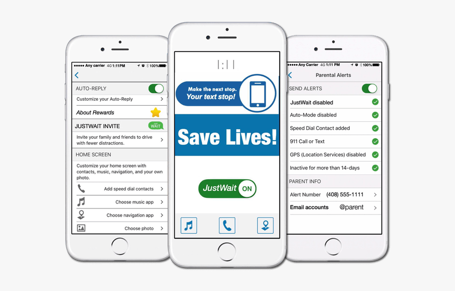 Justwait Application Is A - Iphone, Transparent Clipart