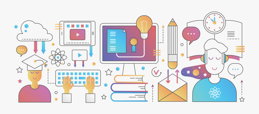 Cartel Internet Educacion, Transparent Clipart