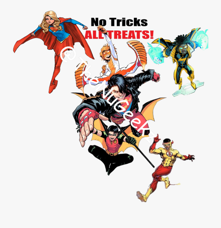 Young Justice #1 Variants, Transparent Clipart