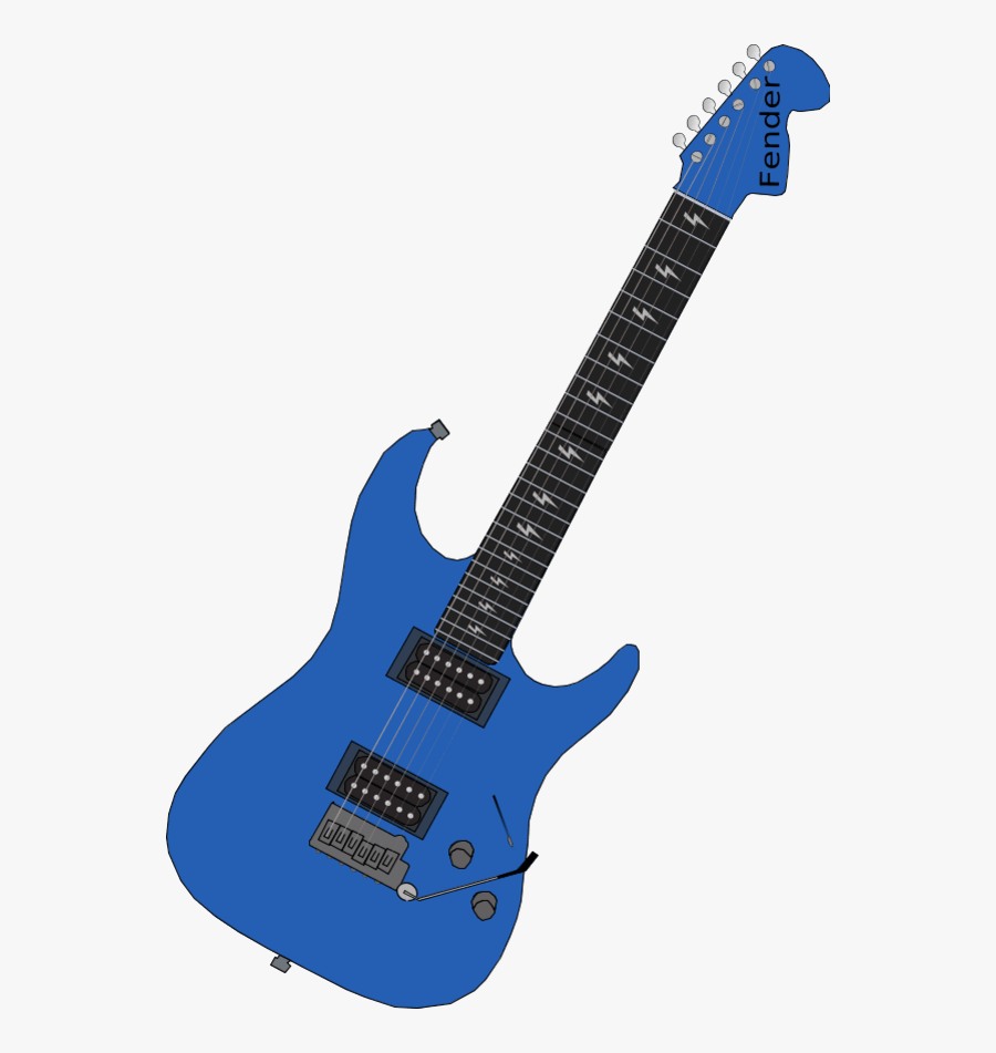 Guitar Free Blue Cliparts Clip Art On Transparent Png - Blue Electric Guitar Png, Transparent Clipart