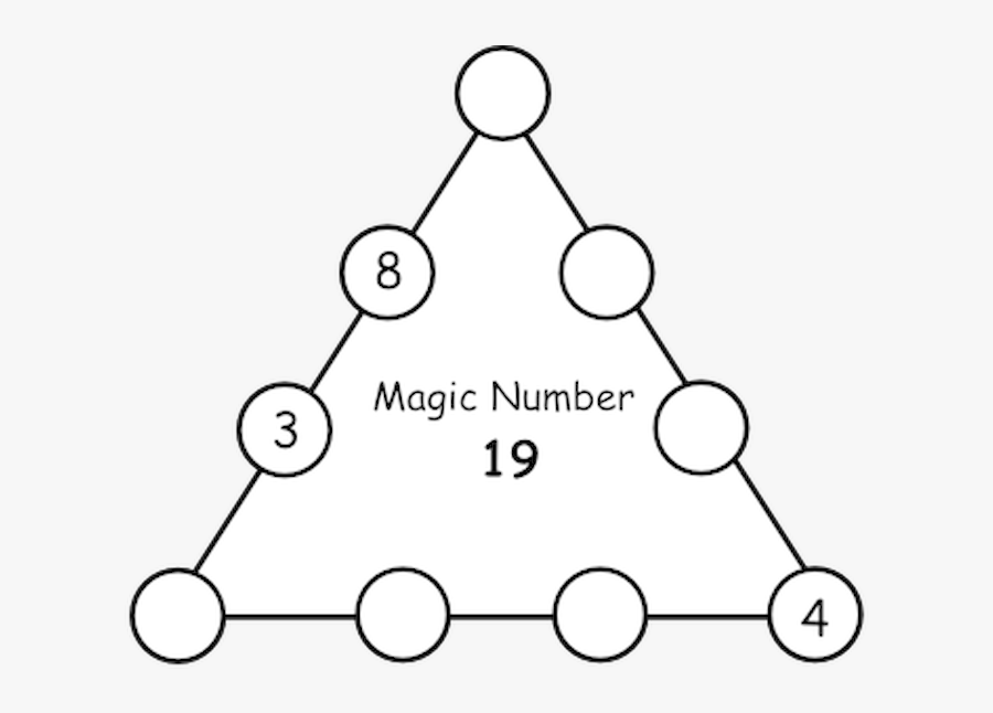 Magic Triangle Play Boosts Math Skills, Magic Triangle - Circle, Transparent Clipart