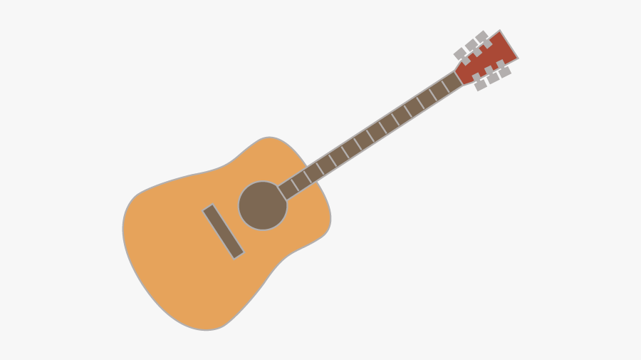 Acoustic Guitar, Transparent Clipart