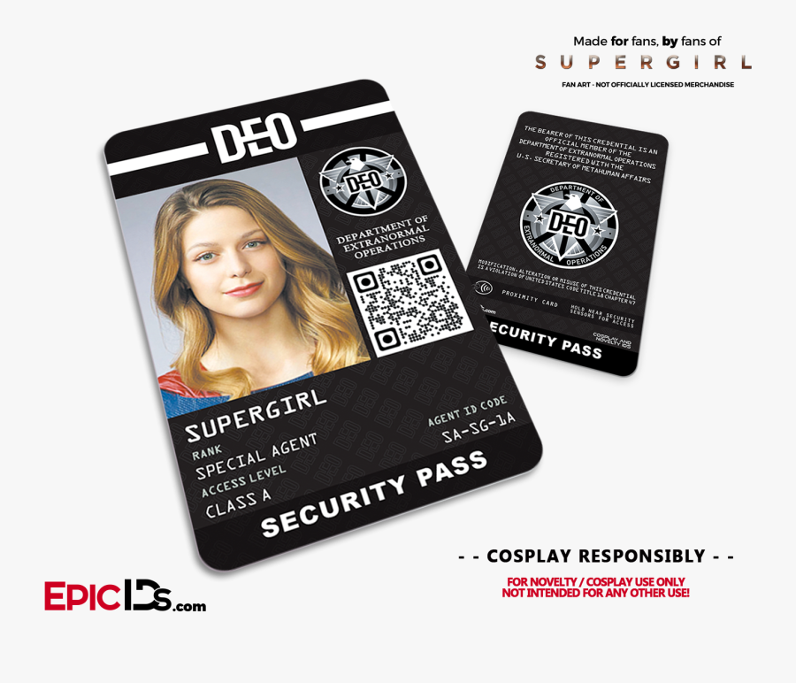 Supergirl Tv Series Inspired Department Of Extranormal - Department Of Extranormal Operations Deo Template, Transparent Clipart