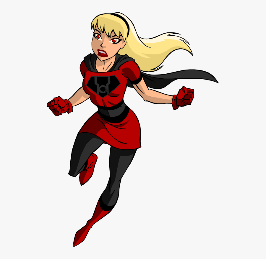 Supergirl Kara Justice League Unlimited, Transparent Clipart