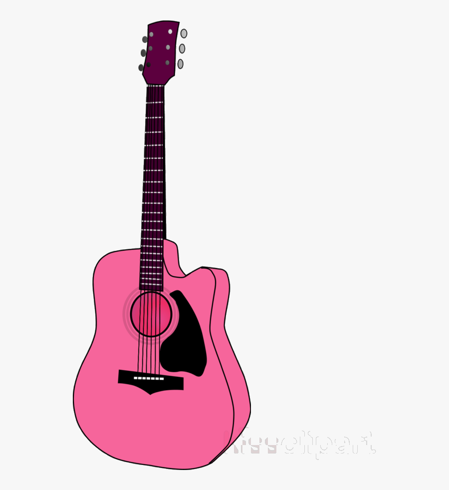 Guitar Cliparts For Free Clipart Pink And Use Transparent - Guitar Clip Art, Transparent Clipart