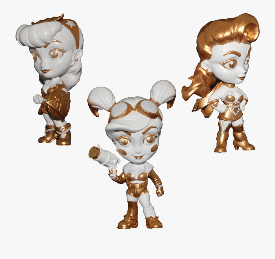 Dc Lil Bombshells - Dc Bombshells Golden Goddess, Transparent Clipart