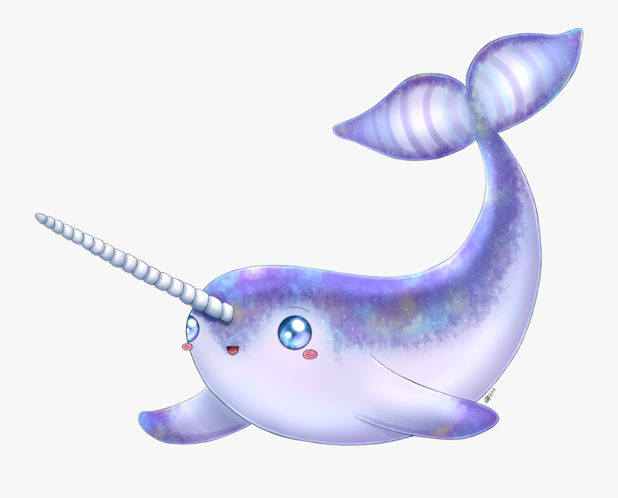 Image Of Galaxy The Narwhal Limited Edition - Galaxy Narwhal Cartoon, Transparent Clipart
