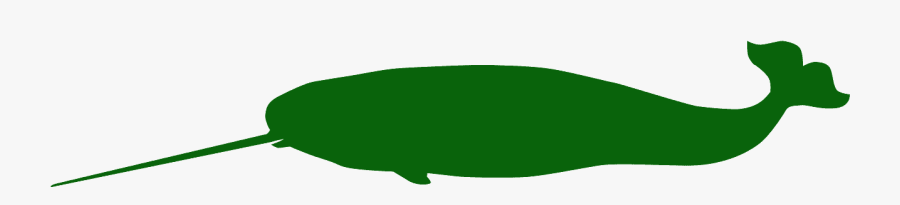 Silueta Narval, Transparent Clipart