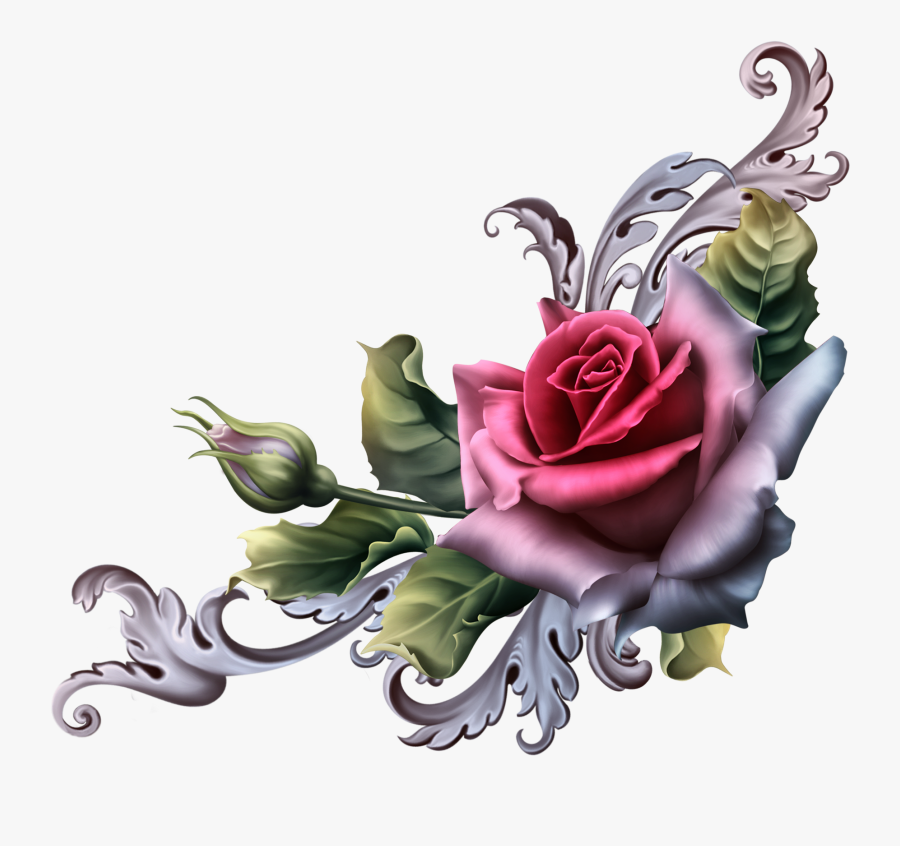 Autumn Roses Moonbeam Png, Transparent Clipart