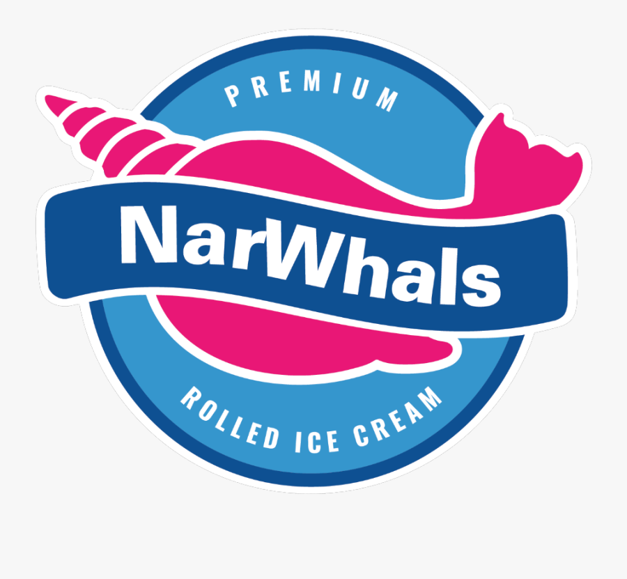 Narwhals Rolled Ice Cream, Transparent Clipart