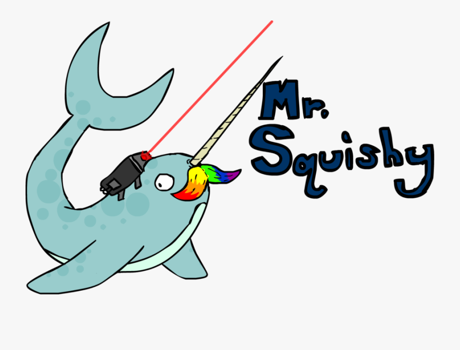 Clip Art - Animated Narwhal, Transparent Clipart