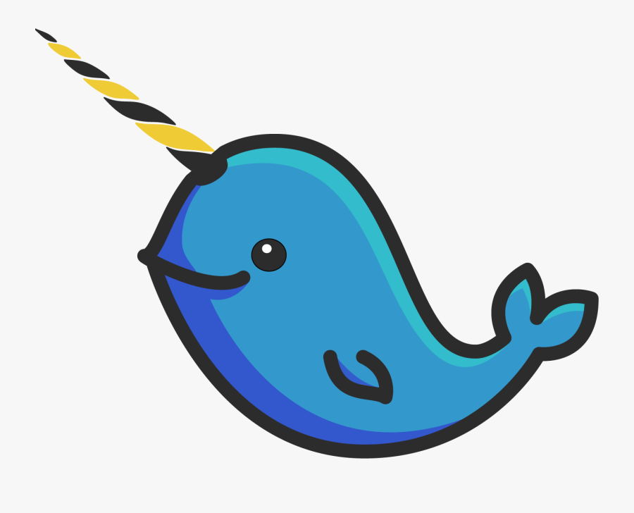 Narwhal @144, Transparent Clipart