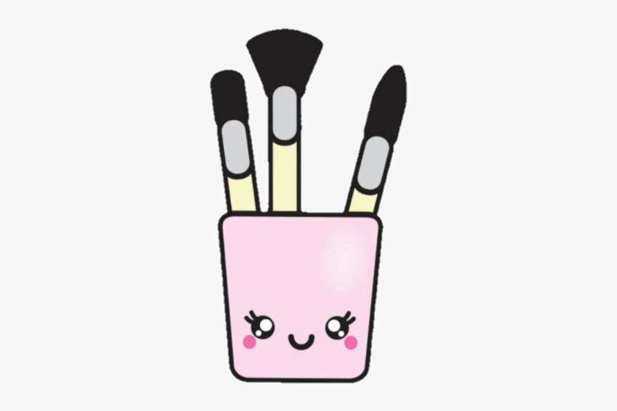 #cute #kawaii #brushes #brochas - Brochas Kawaii, Transparent Clipart