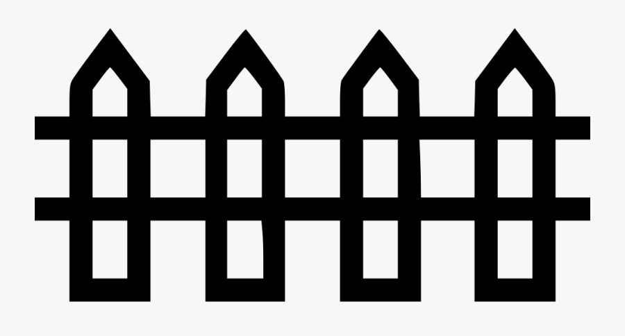 Fence Svg Vector, Transparent Clipart