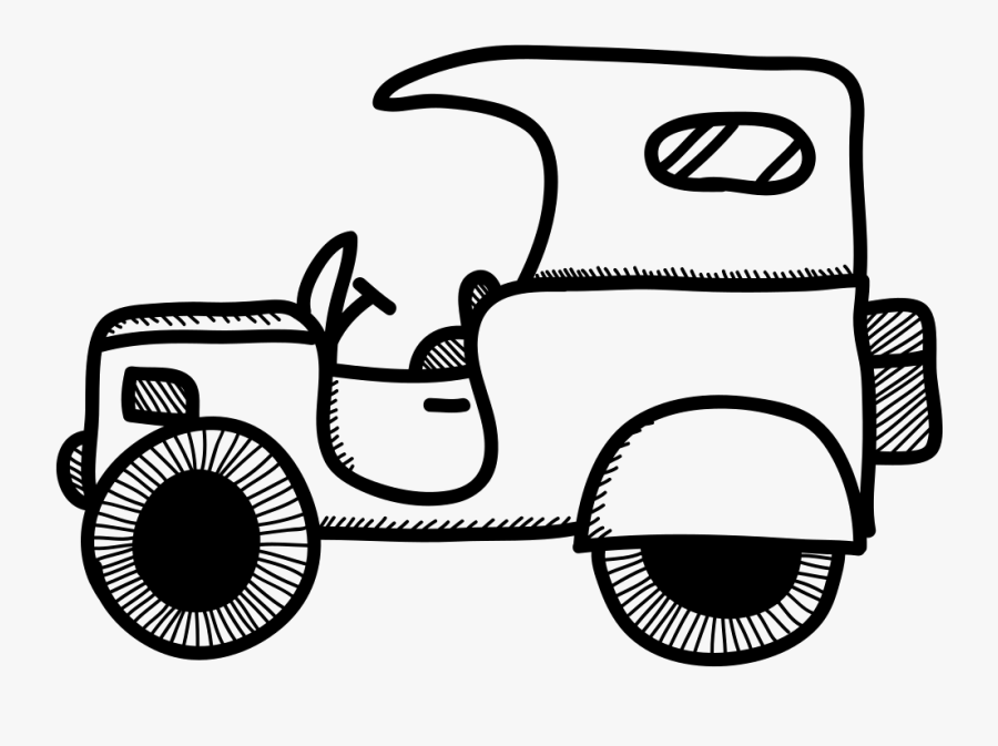 Vintage Car Model - Car, Transparent Clipart