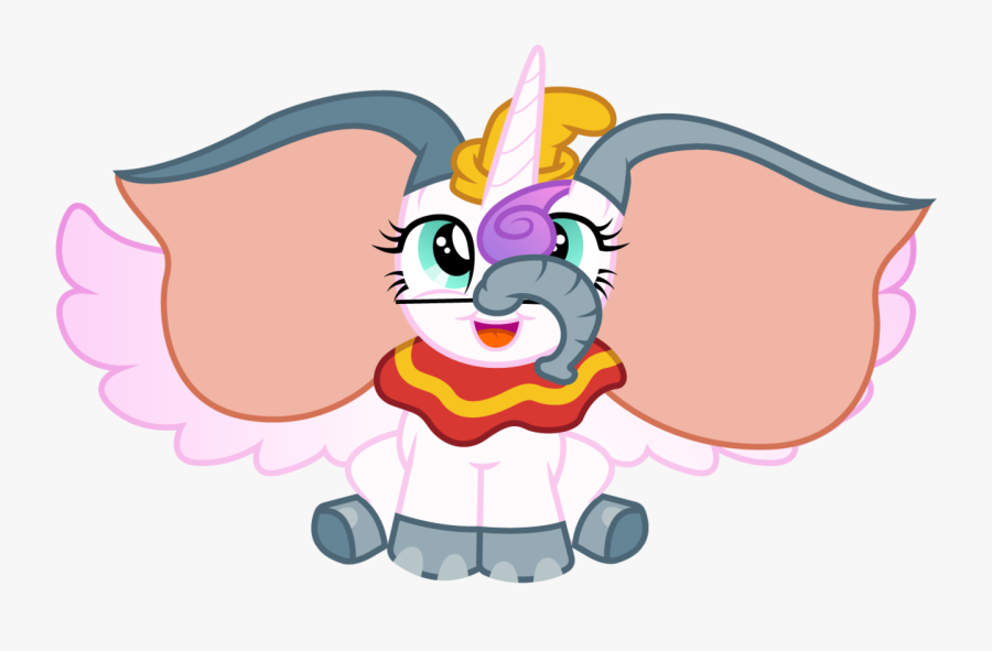 Stuck Clip Dumbo - Dumbo My Little Pony, Transparent Clipart