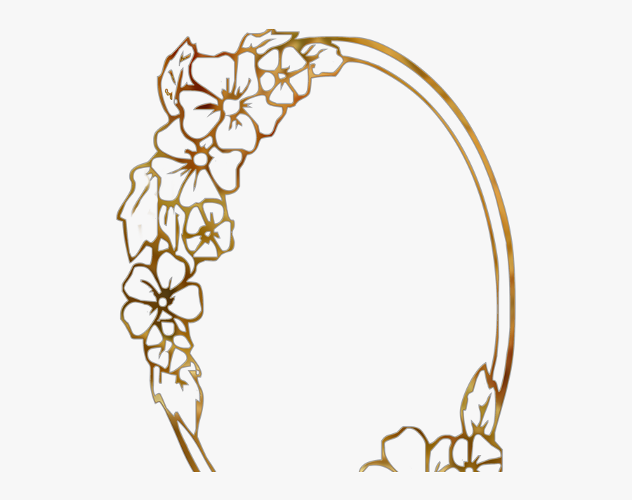 Flower Borders And Frames Clipart , Png Download - Flower Borders And Frames, Transparent Clipart