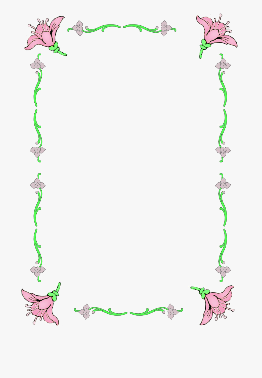 Border Frames Png Clipart - Bunny Border Clip Art, Transparent Clipart