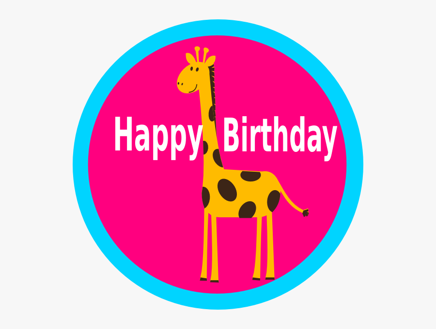 Giraffe Cupcake Topper 7 Svg Clip Arts - Giraffe, Transparent Clipart