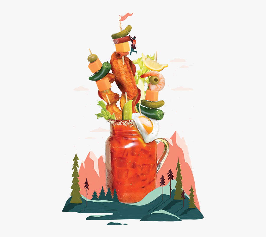Bloody Mary Experience Tower - Illustration, Transparent Clipart