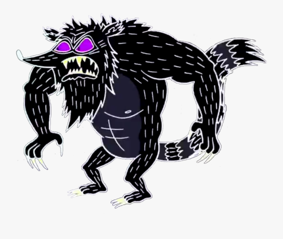 Regular Show Wiki - Monster Rigby, Transparent Clipart