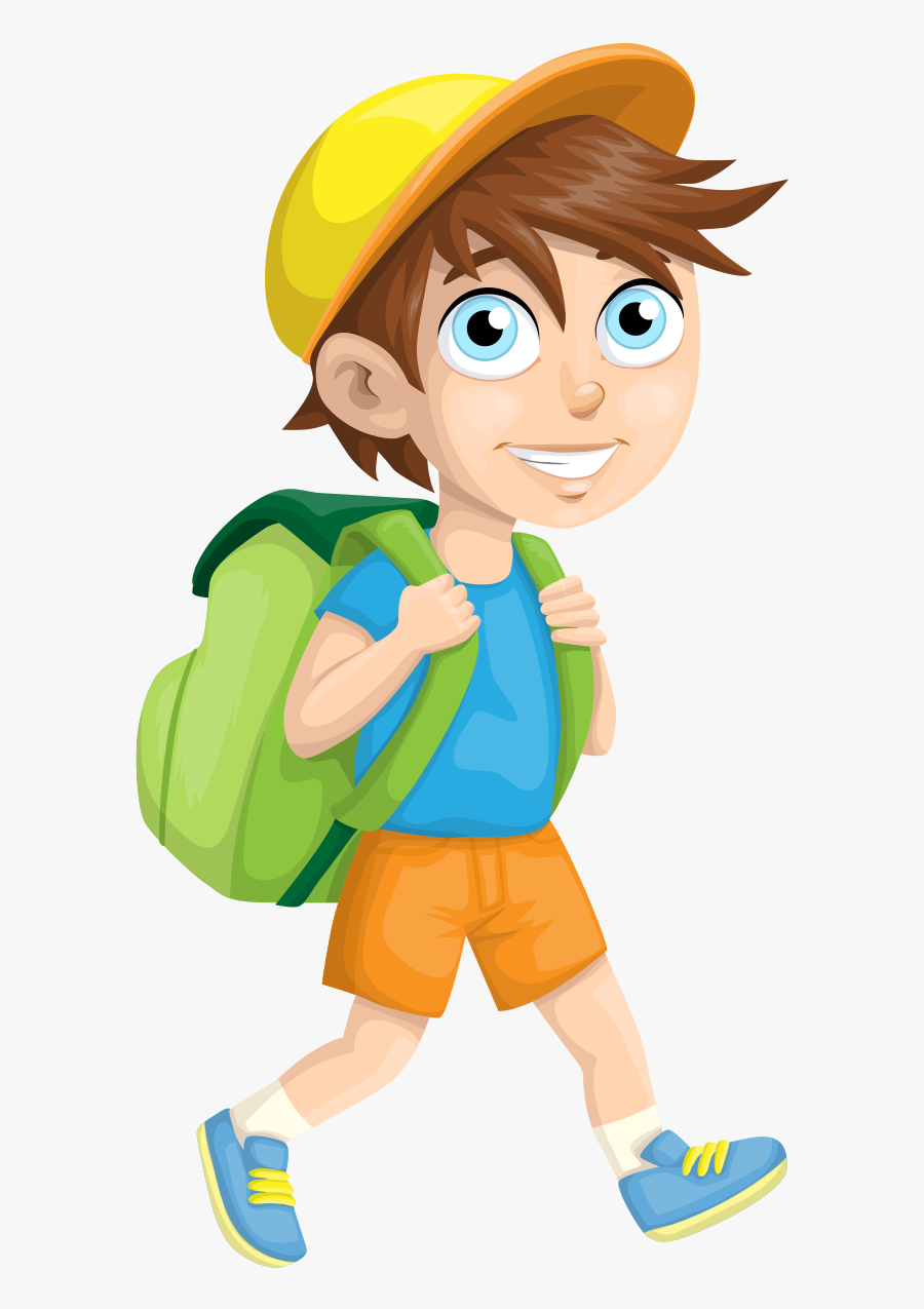 Student School Child - Boy Backpack Clip Art , Free Transparent Clipart ...