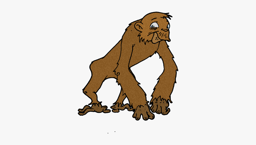 Chimp Clip Art, Transparent Clipart