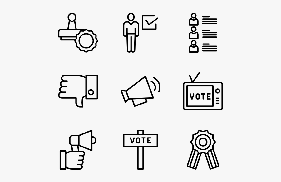 Politics - Law Icon, Transparent Clipart