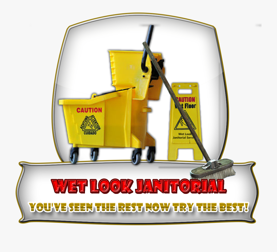 Caution Wet Floor, Transparent Clipart