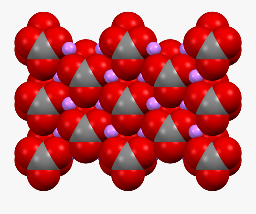 Lithium Carbonate Xtal 1979 Mercury 3d Sf - Lithium Carbonate Crystal Structure, Transparent Clipart