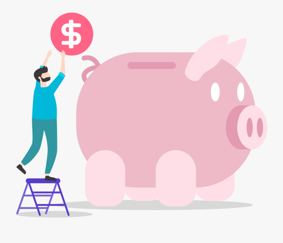 Piggy Illtr, Transparent Clipart