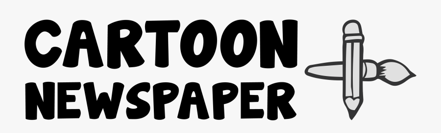 Cartoon Newspaper, Transparent Clipart