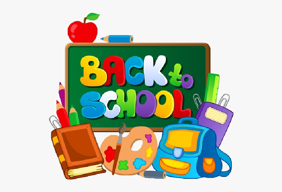 Back To School August, Transparent Clipart