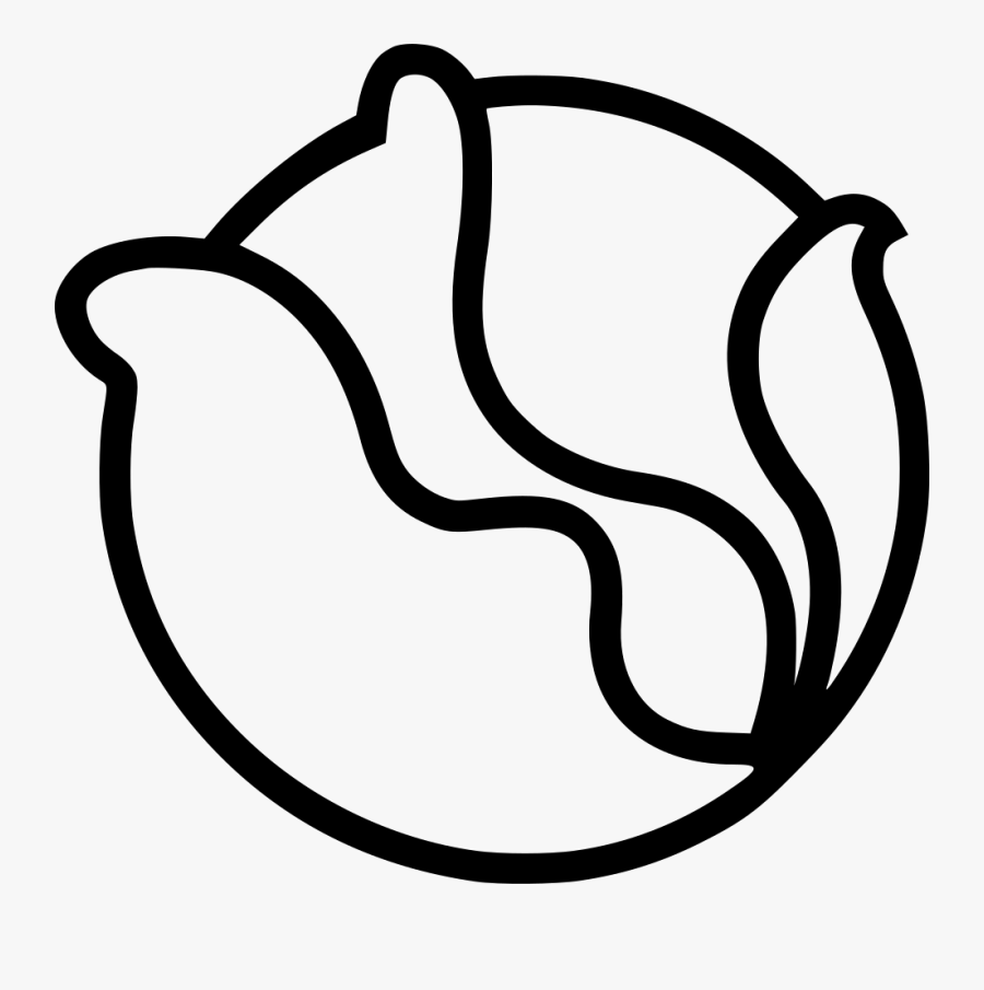 Cabbage - Icon, Transparent Clipart