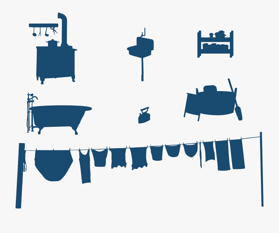 Victorian Household Blue - New York State Funny Laws, Transparent Clipart